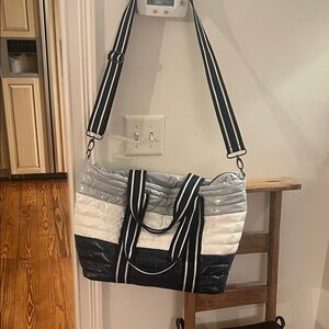 Think Royln “life on the fly” 3 color shoulder bag, great condition rare Think R